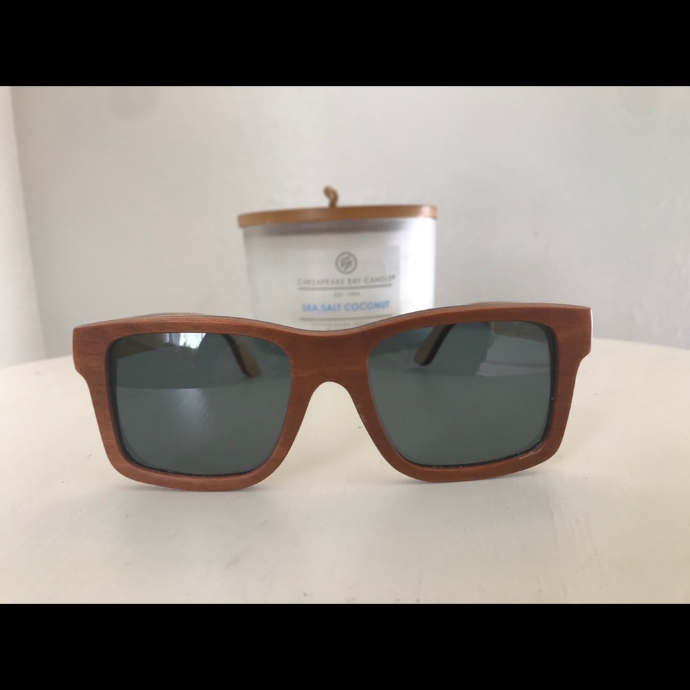 Bosky Optics Carver Polarized Wood Sunglasses OBO